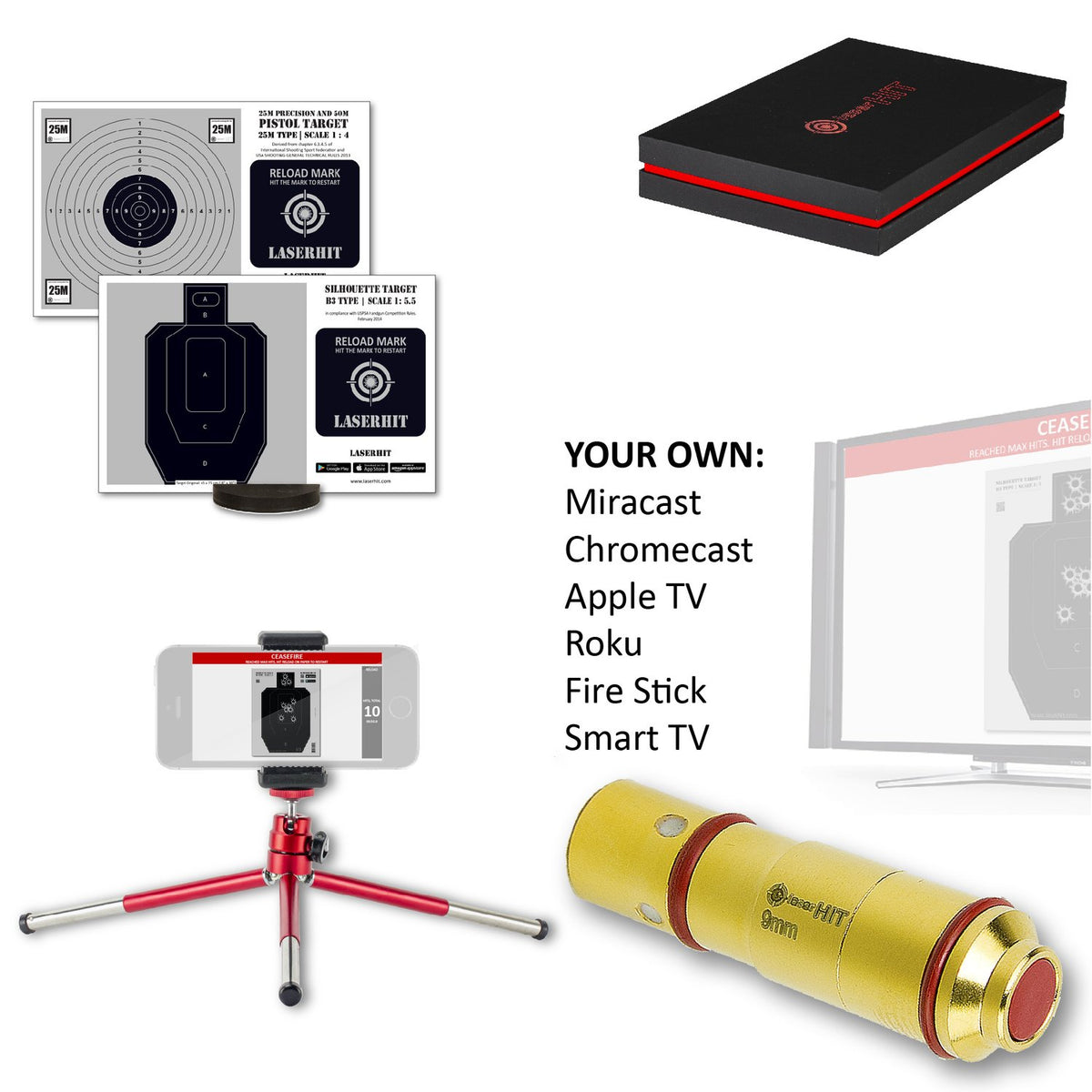 LaserHIT basic kit – Target and Tactical